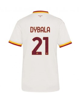 Ženski Nogometna dresi replika AS Roma Paulo Dybala #21 Gostujoči 2026-27 Kratek rokav Ženski Nogometna dresi replika AS Roma Paulo Dybala #21 Gostujoči 2026-27 Kratek rokav